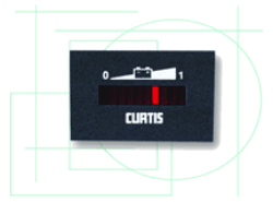 Curtis Battery Gauge 12-48 Volt resmi