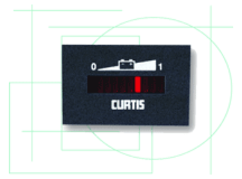 Curtis Battery Gauge 12-48 Volt resmi