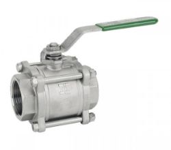 Full Port Three-Piece Ball Valve resmi