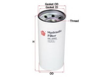 Hydraulic Oil Filter, Spin On resmi