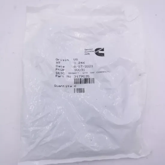 Picture of GASKET, WTR TRF CONNECTION