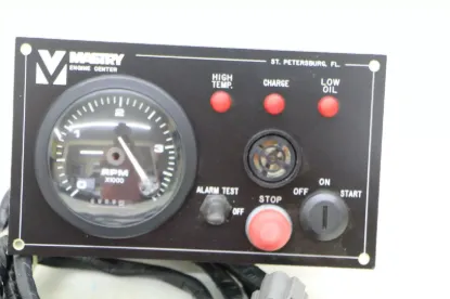 Picture of 4JH Engine Ignition Panel w/ 4K Tachometer and Alarms